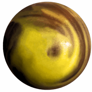 bombe de chocolat chaud saturne