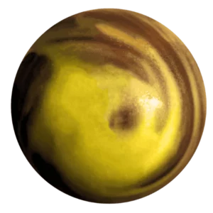 Bombe de chocolat chaud Saturne