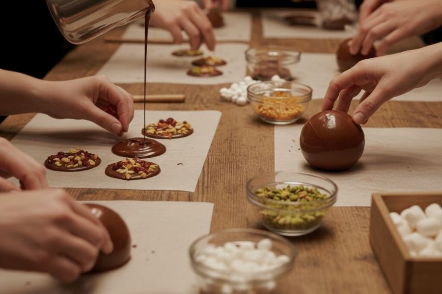 Photos random atelier chocolat