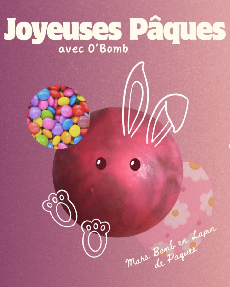 bombe de chocolat chaud pâques