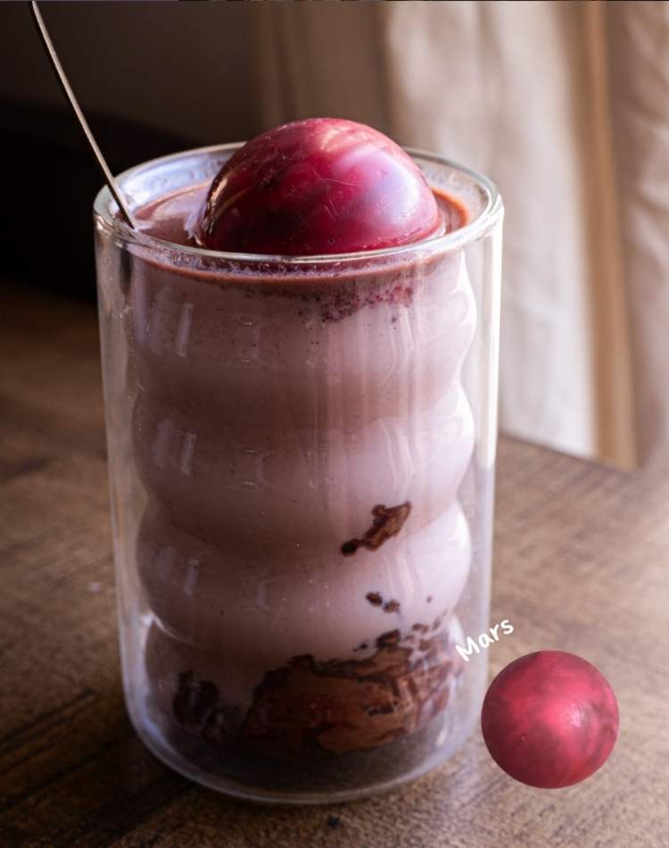 Dégustez notre chocolat chaud Mars