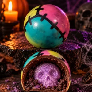 Sally, bombe de chocolat chaud Halloween